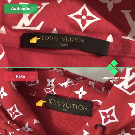 how to spot fake supreme louis vuitton hoodie|supreme and louis vuitton jumper.